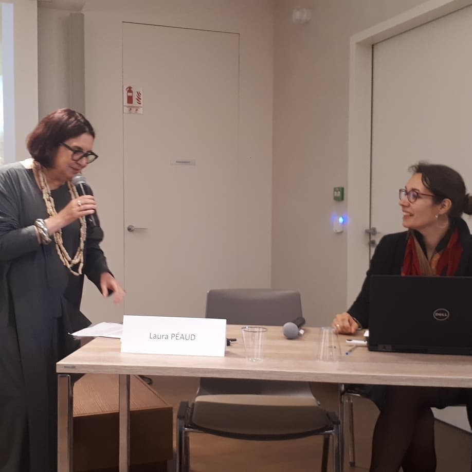 Mme Françoise Bérard, de l’Institut de France et Laura Péaud, Université de Grenoble